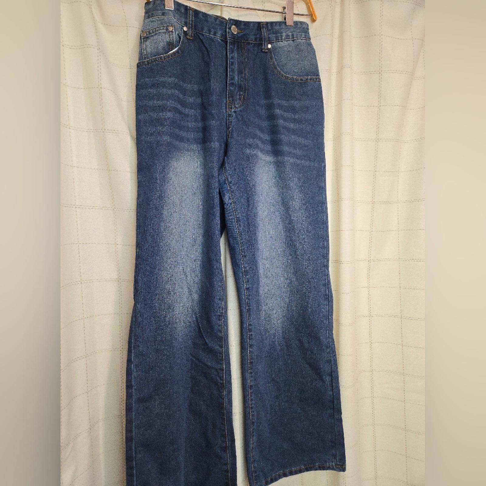 Designer Relaxed Jeans Size 36" / US 14 / IT 50 - 1 Thumbnail