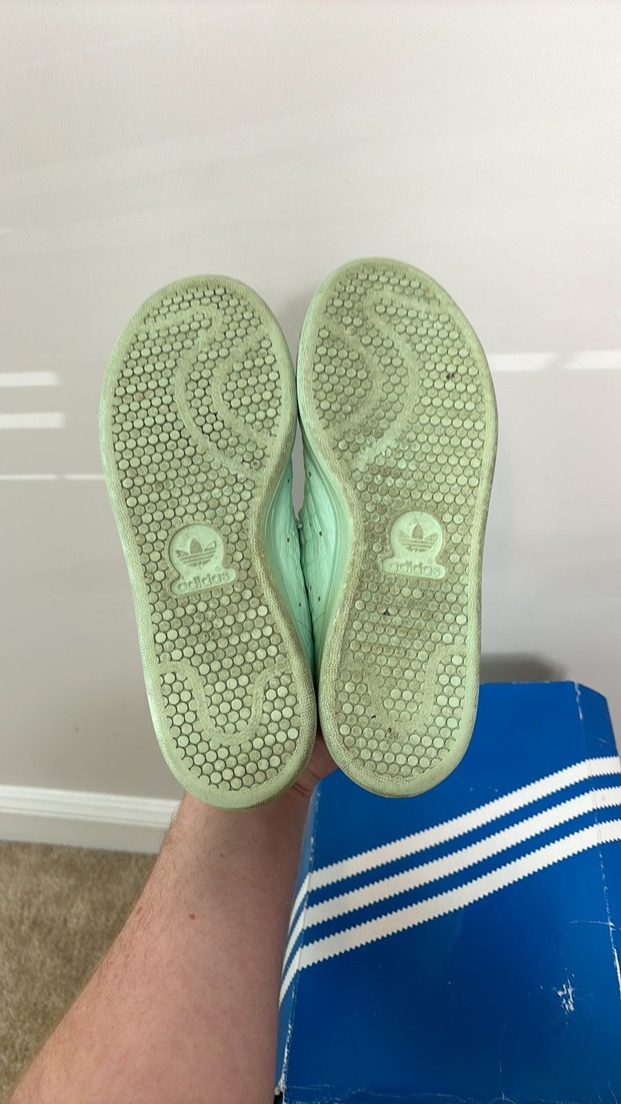 Adidas Adidas Stan Smith Frozen Green Size US 7 / IT 37 - 6 Thumbnail