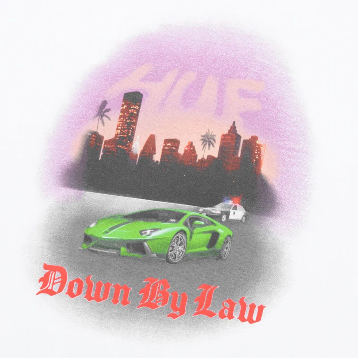 Huf HUF Down By Law Tee White Medium Size US M / EU 48-50 / 2 - 3 Thumbnail