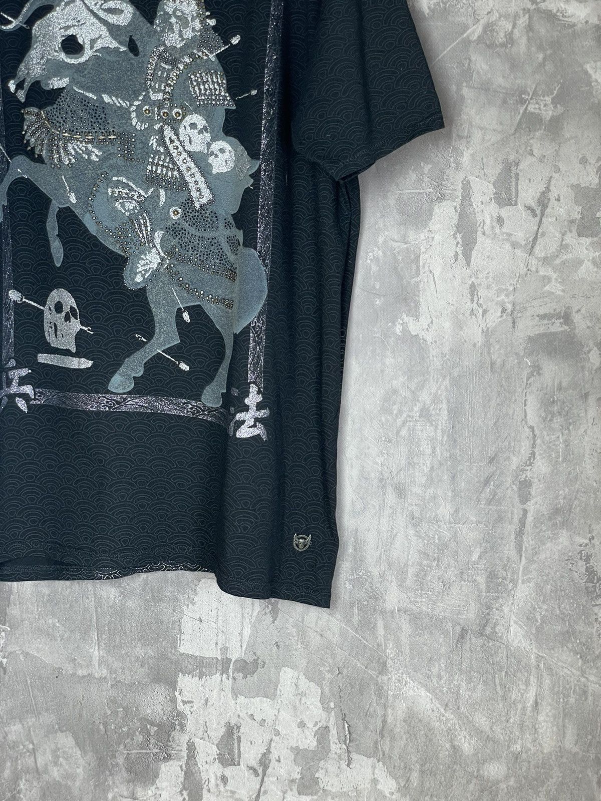 Japanese Brand × Vintage 🔥 Vintage Y2K Ringspun Avant Garde Gothic Religion Tee Rare Size US XL / EU 56 / 4 - 5 Thumbnail