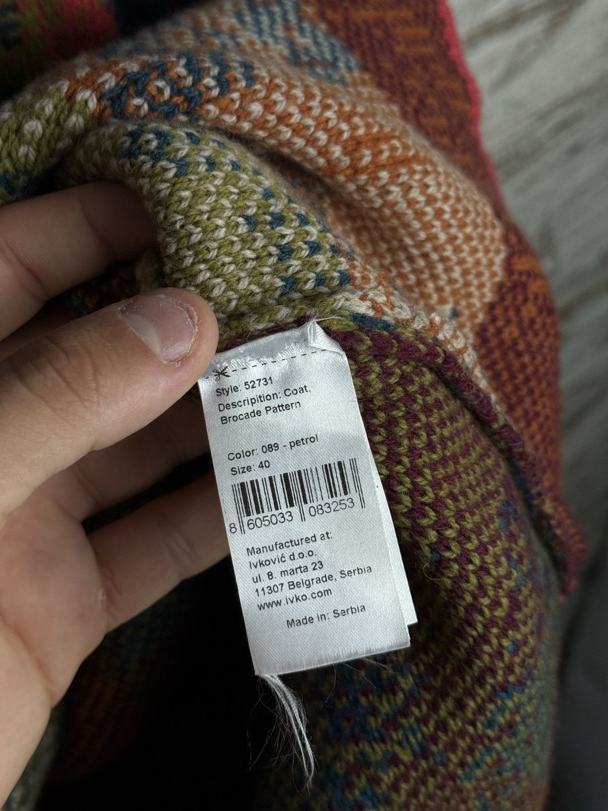 Other Women’s Ivko wool coat brocade pattern size 40 jacket Size M / US 6-8 / IT 42-44 - 9 Thumbnail