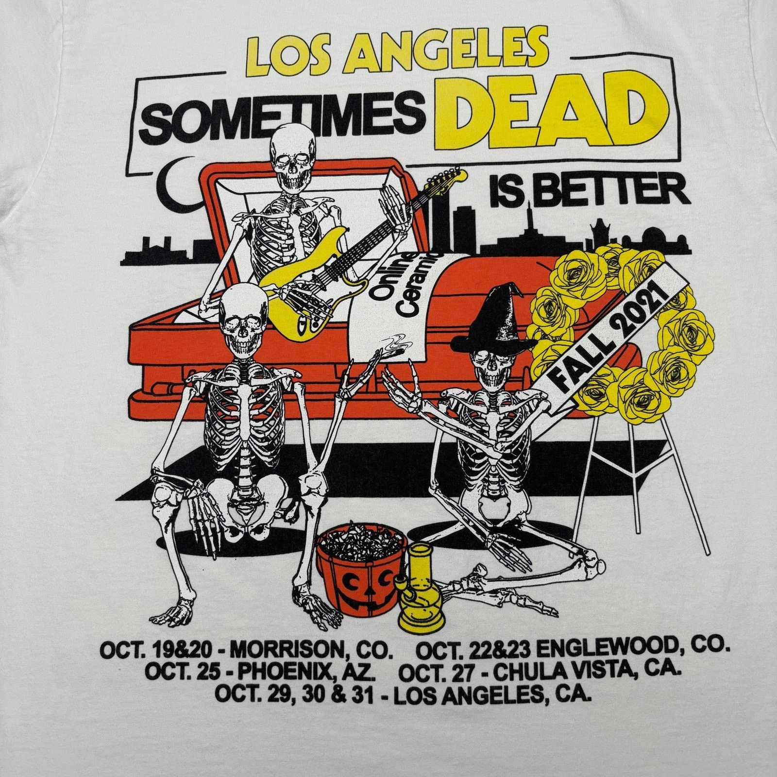 Online Ceramics Online Ceramics Shirt Men's M Hollyween Grateful Dead Size US M / EU 48-50 / 2 - 4 Thumbnail