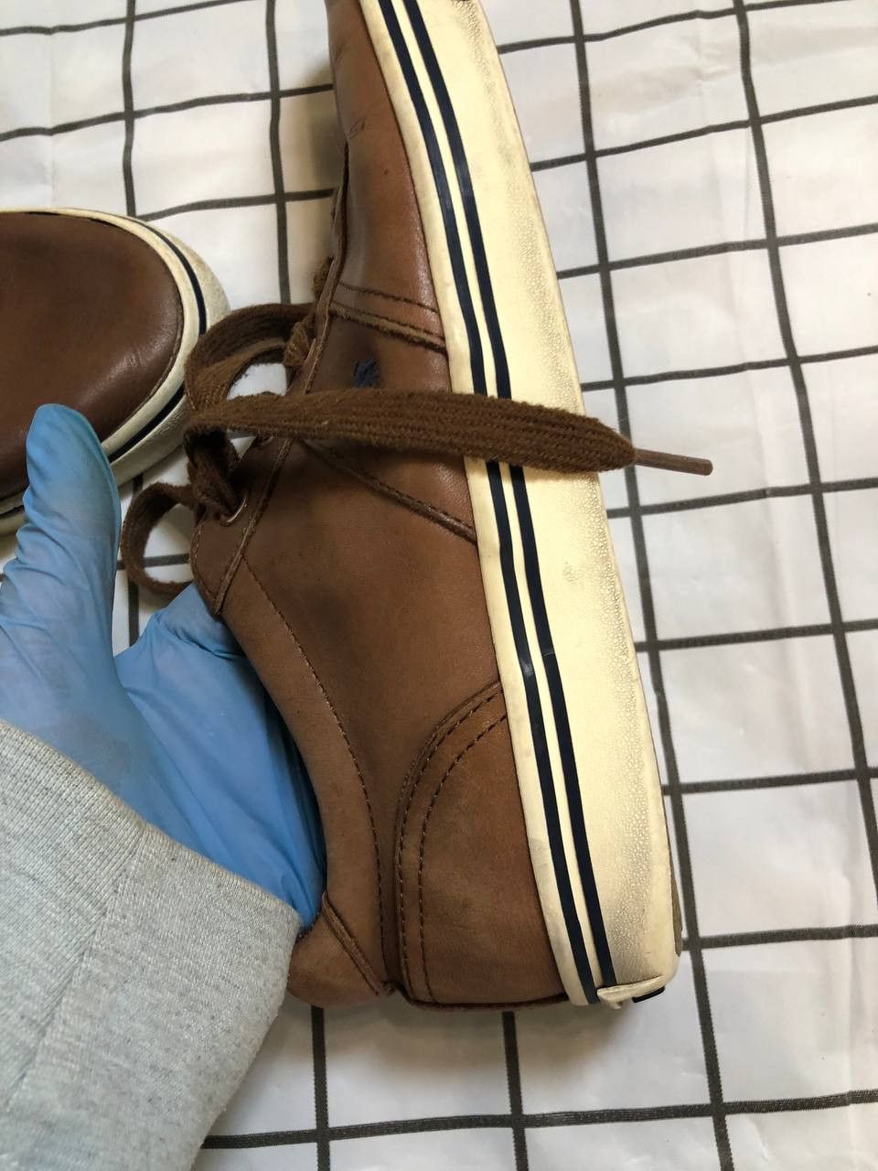 Polo Ralph Lauren Ralph Lauren Hanford Leder Sneaker Herren Neu ungetragen Size US 10 / EU 43 - 15 Thumbnail