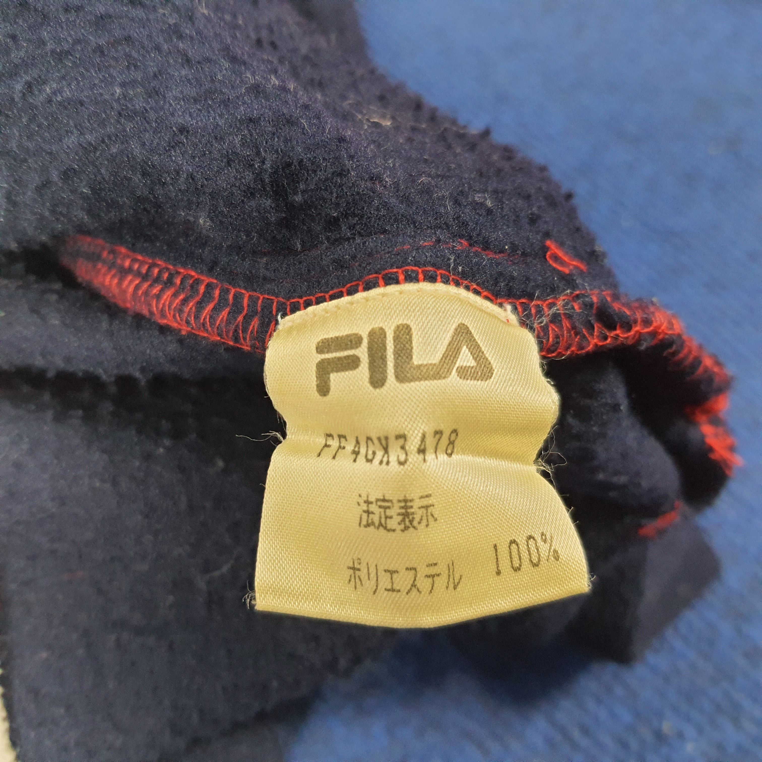 Fila × Vintage Vintage FILA Colour Block Zipper Sweatshirts Size US XL / EU 56 / 4 - 6 Thumbnail