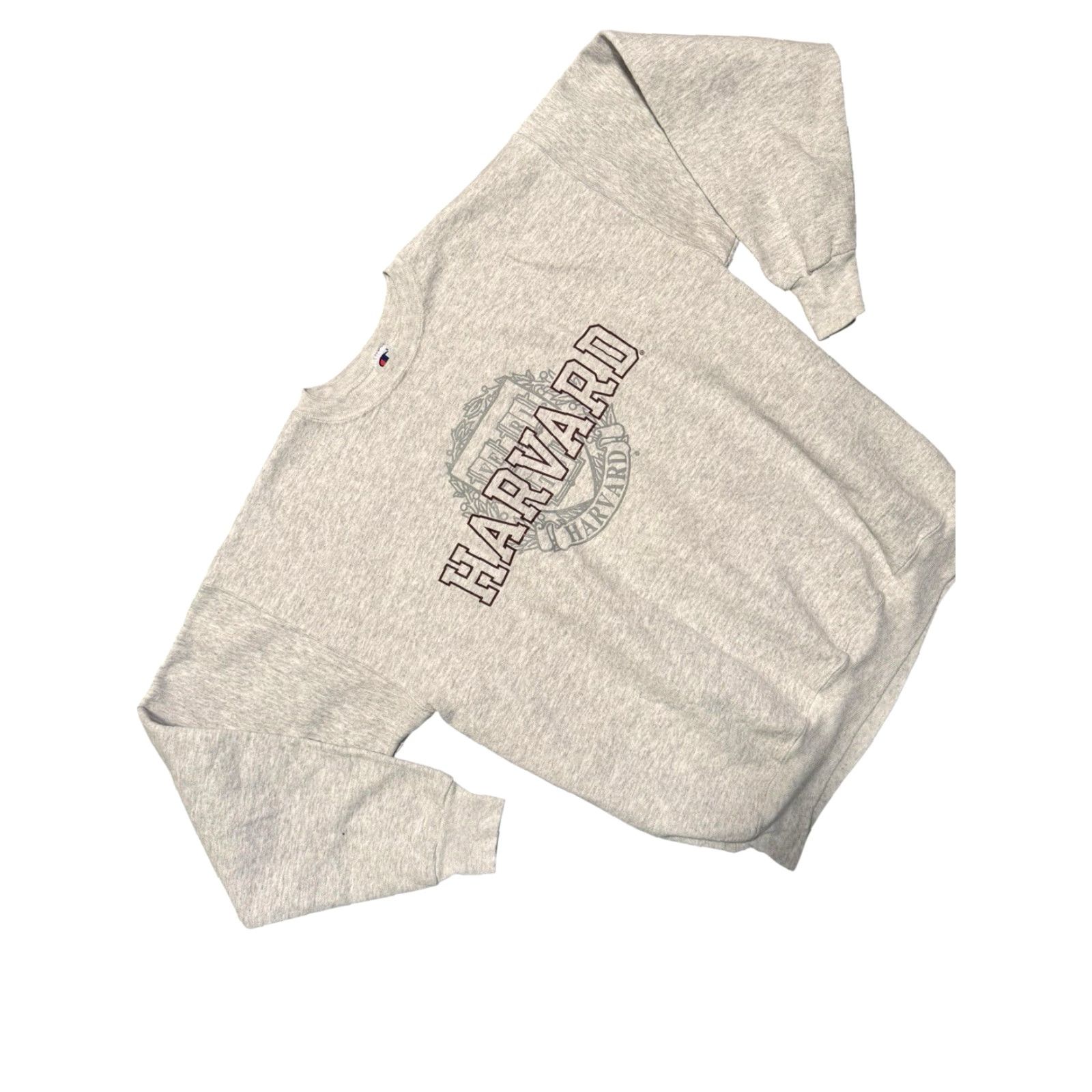 Champion VINTAGE Champion Harvard University Gray Pullover Sweatshirt Hoodie Size L Adults Unisex Regular Fit heavy-weight College Ivy League Graphic Print No Size US L / EU 52-54 / 3 - 3 Thumbnail