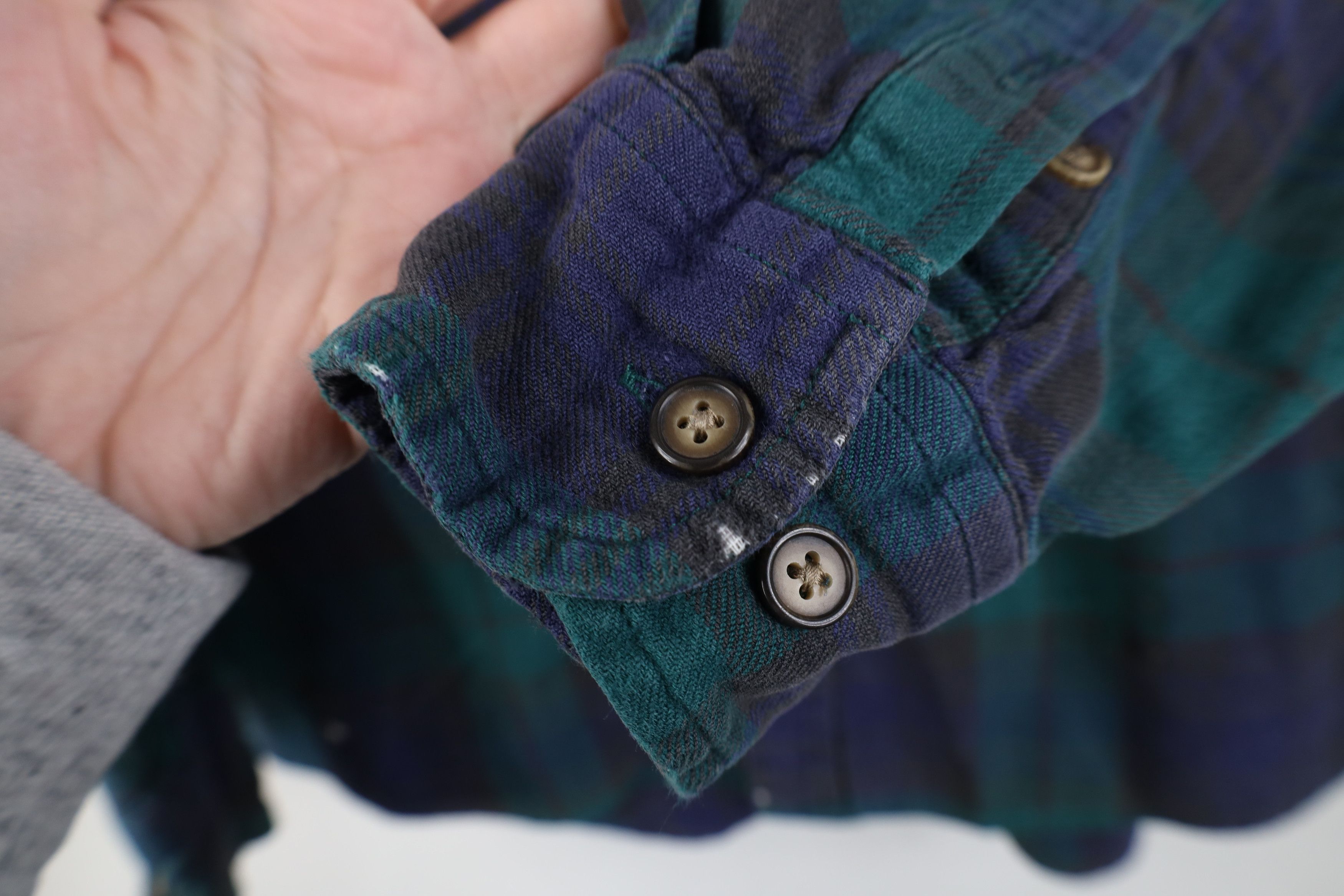 Gap Vintage 90s Gap Flannel Collared Button Down Shirt Plaid Size US M / EU 48-50 / 2 - 8 Thumbnail