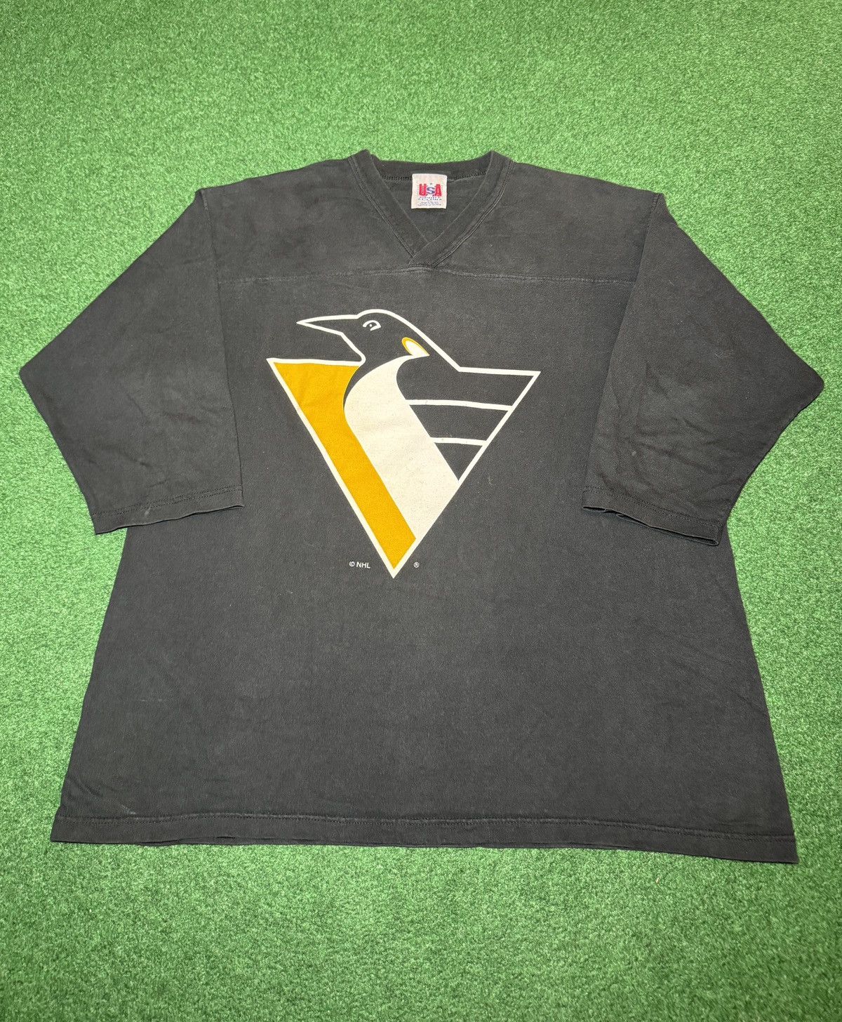 Vintage Hedberg Penguins Vintage 90s Hockey XL Cotton Jersey Logo Size US XL / EU 56 / 4 - 1 Thumbnail