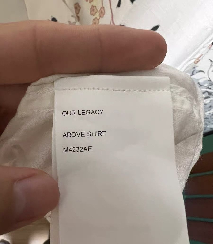 Our Legacy eastern flower print shirt Size US S / EU 44-46 / 1 - 5 Thumbnail