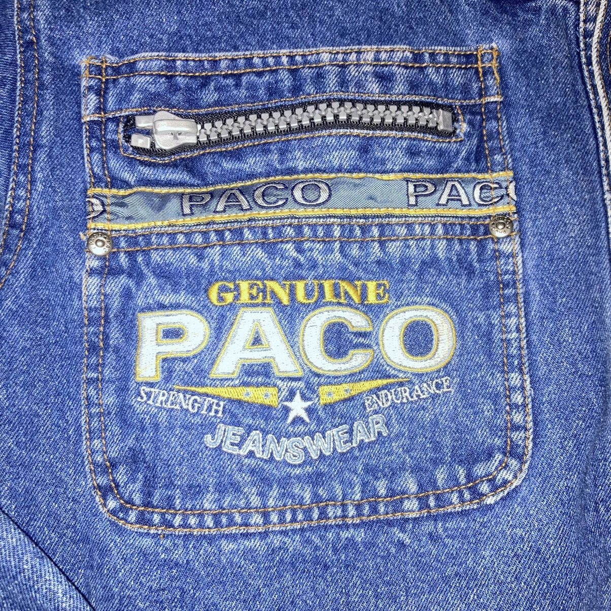 Vintage VTG 90s PACO JEANS Denim Jacket RARE Size US XL / EU 56 / 4 - 4 Thumbnail