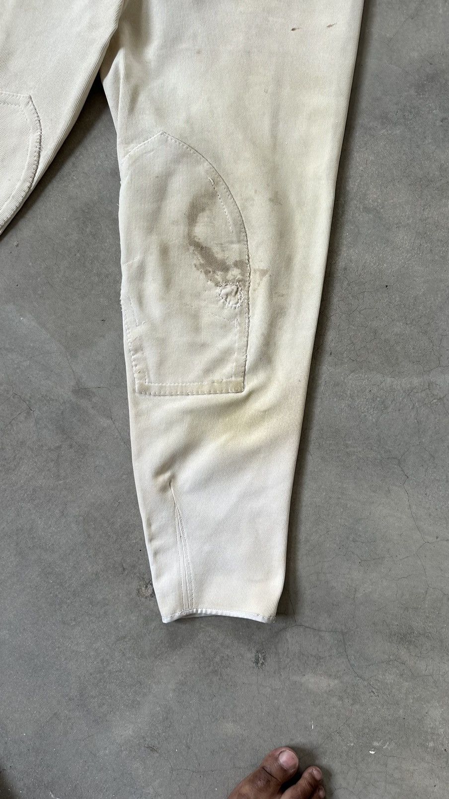 PONY VINTAGE 60S DISTRESSED HORSE RIDER PANT Size US 32 / EU 48 - 2 Thumbnail
