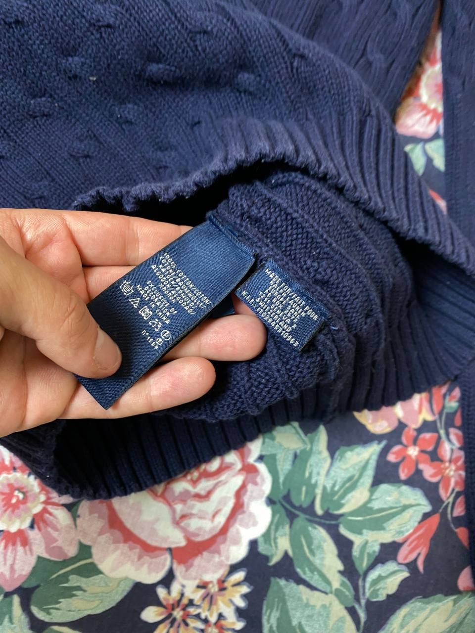 Polo Ralph Lauren × Vintage Y2K 90s Polo Ralph Lauren Knit Sweater RRL Size M / US 6-8 / IT 42-44 - 3 Thumbnail