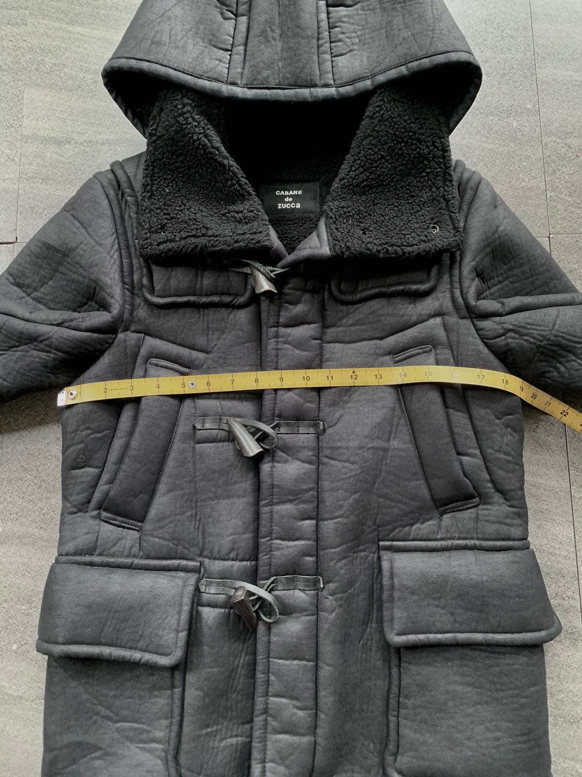 Issey Miyake FREE TAX! Cabane de Zucca PU Leather Sherpa Jacket Size US S / EU 44-46 / 1 - 12 Thumbnail