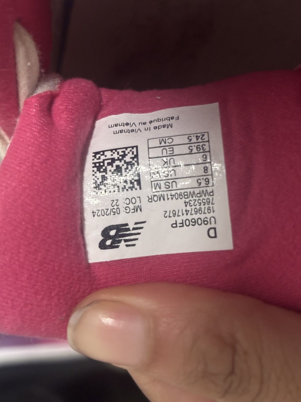 New Balance Nb 9060 in fuscia Size US 6.5 / EU 39-40 - 6 Thumbnail