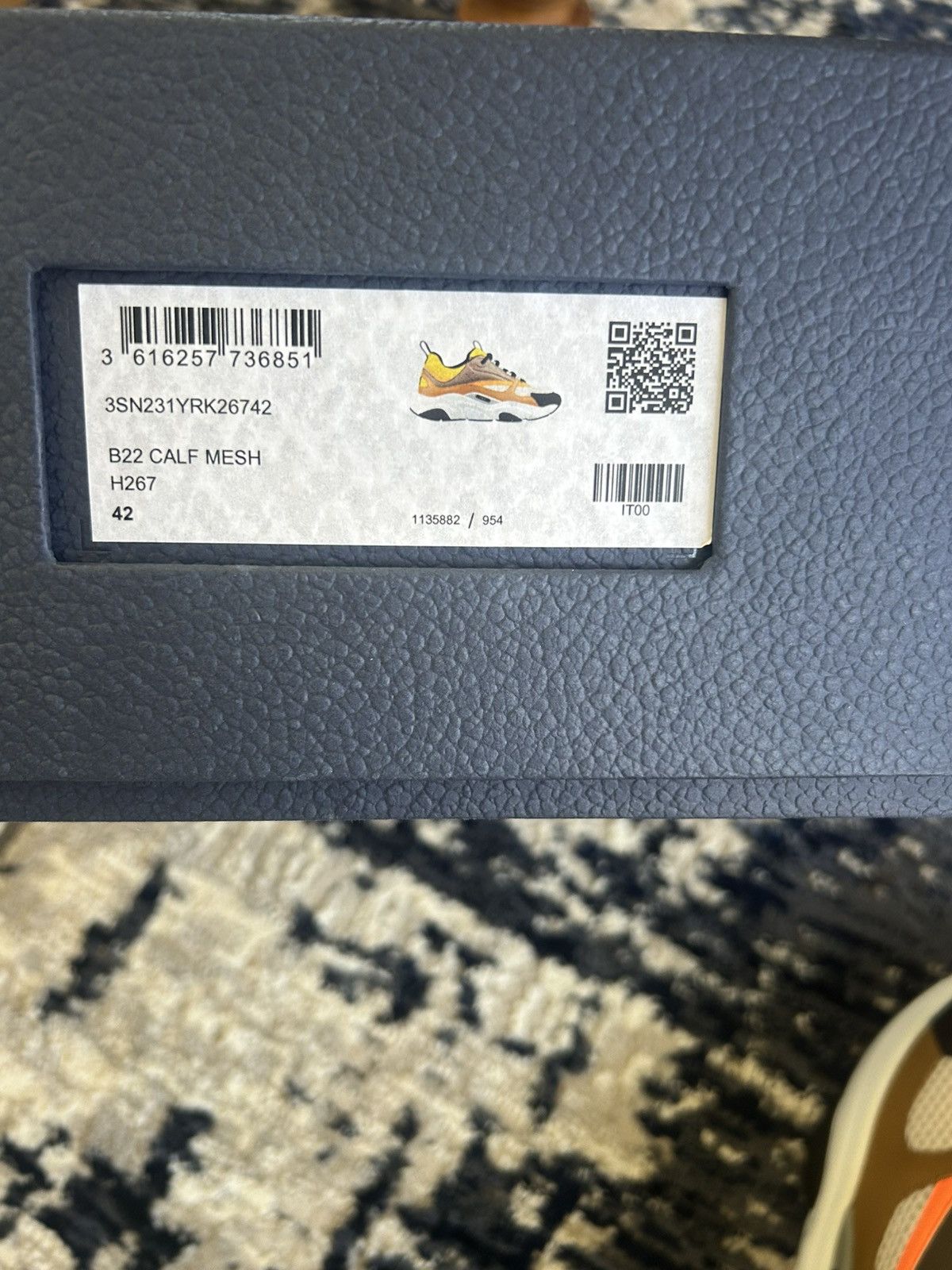 Dior Dior B22 Yellow Orange Size US 9 / EU 42 - 11 Thumbnail