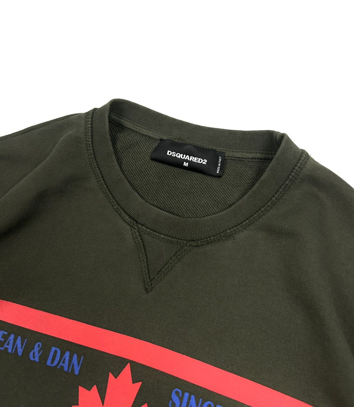 Dsquared2 Luxury Dsquared2 Superior Graphic Sweatshirt Green Vintage Size US M / EU 48-50 / 2 - 10 Thumbnail