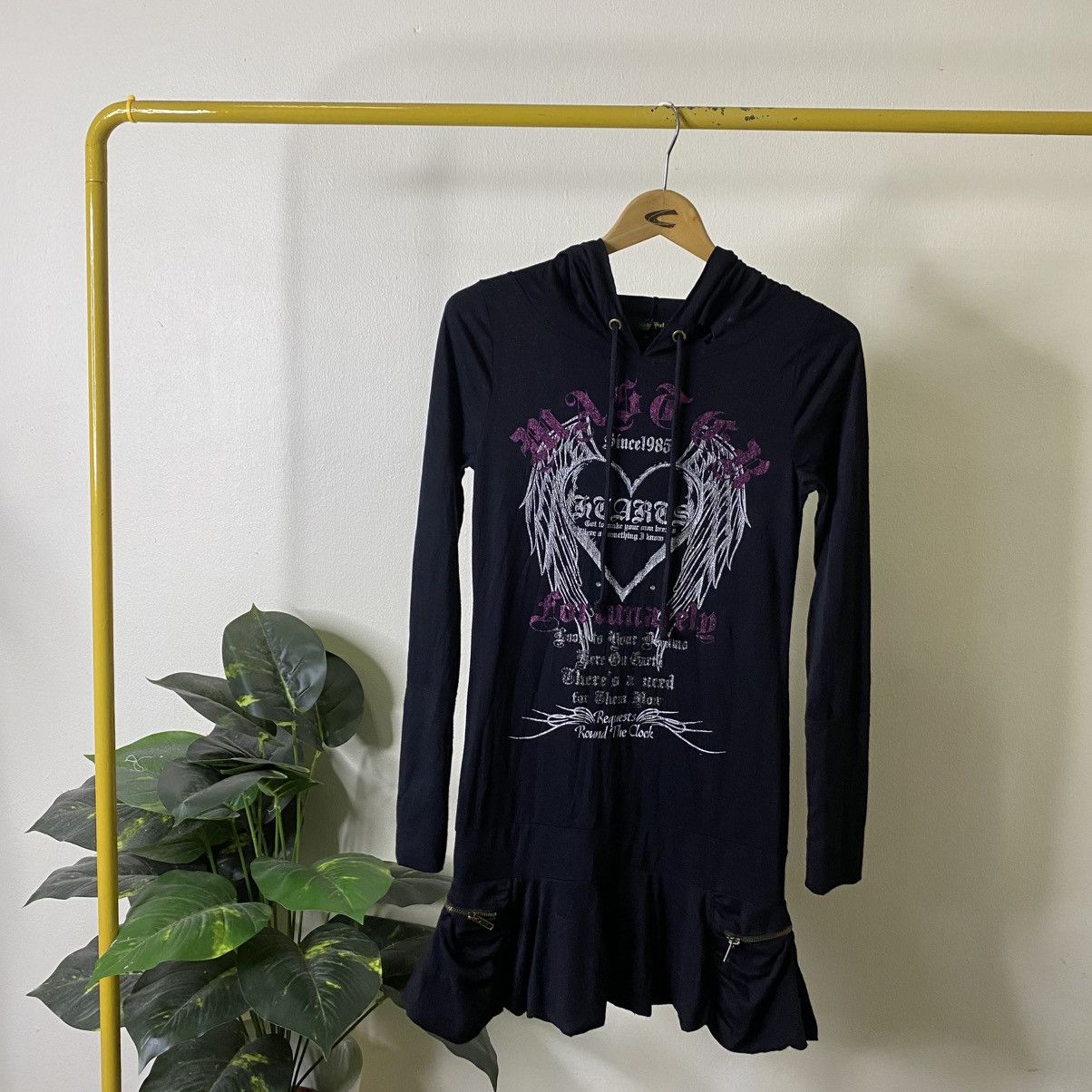 If Six Was Nine JapanBrand Seditionaries Poem Cyber Gothic Punk PPFM LGB LS Size XS / US 0-2 / IT 36-38 - 1 Thumbnail
