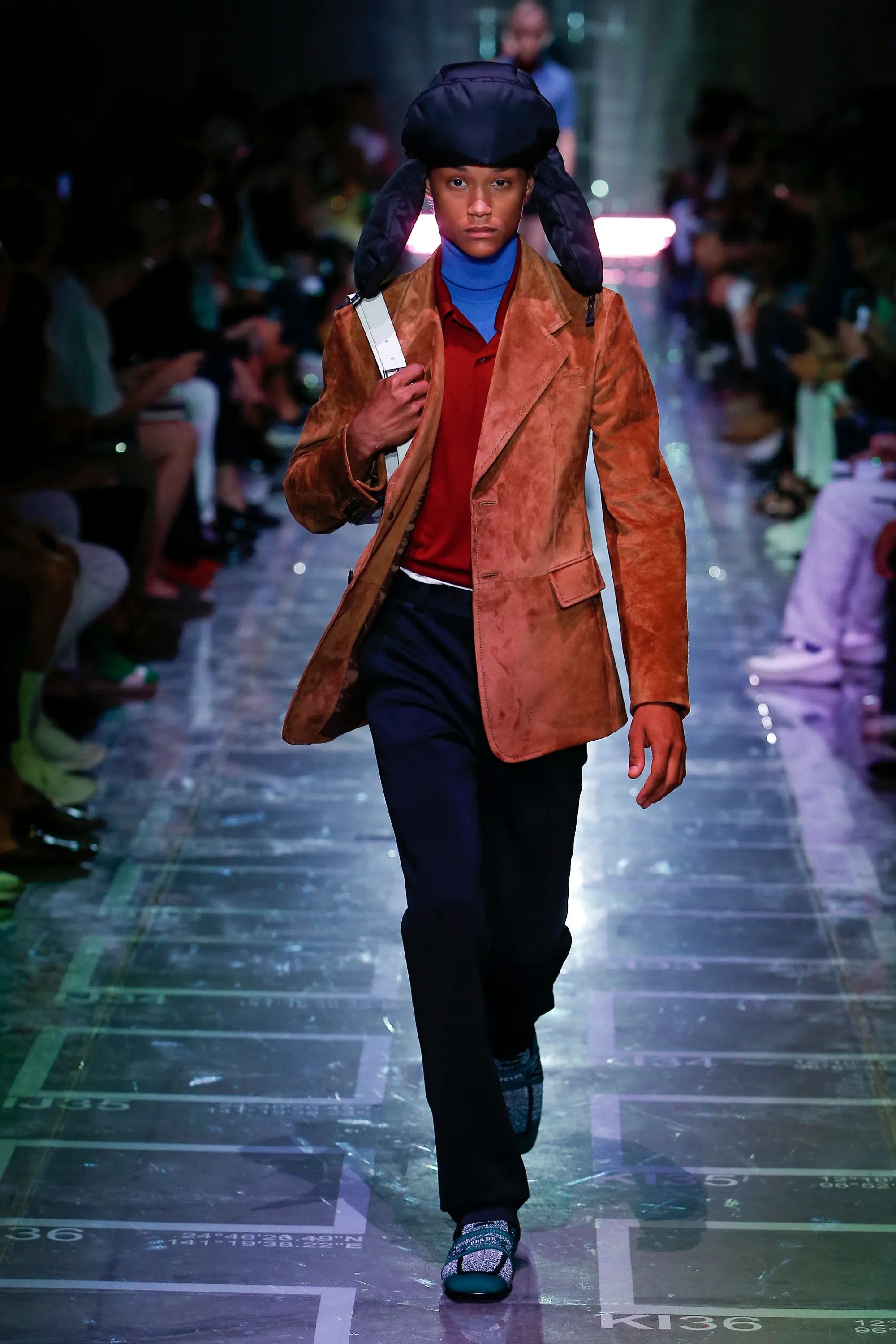 Prada Prada Runway Spring 2019 Blue twill flare pant Size US 30 / EU 46 - 11 Thumbnail