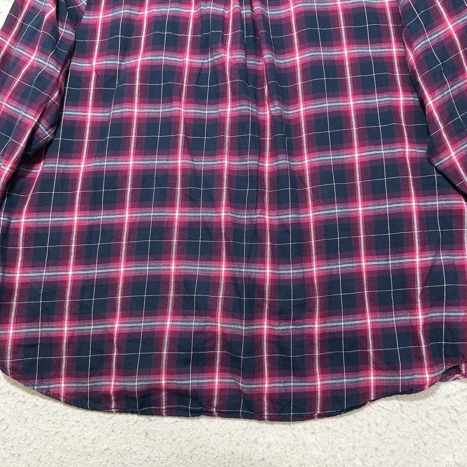 Sonoma Sonoma 2X The Every Day Shirt Long Sleeve Plaid Button Front Size XXL / US 16-18 / IT 52-54 - 11 Thumbnail