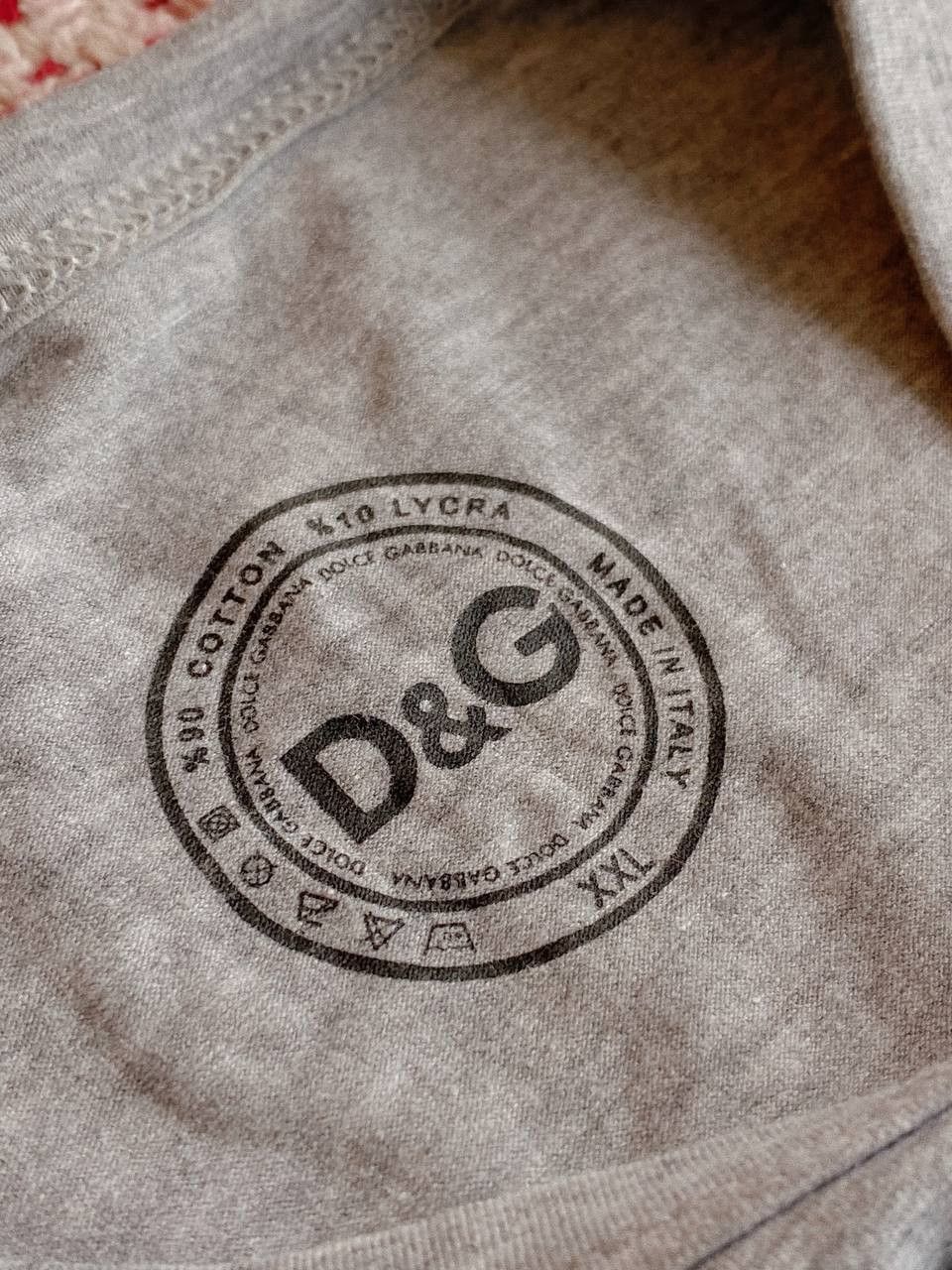 Dolce & Gabbana Dolce & Gabbana Sleeveless T-Shirt Gray Size US XXL / EU 58 / 5 - 5 Thumbnail