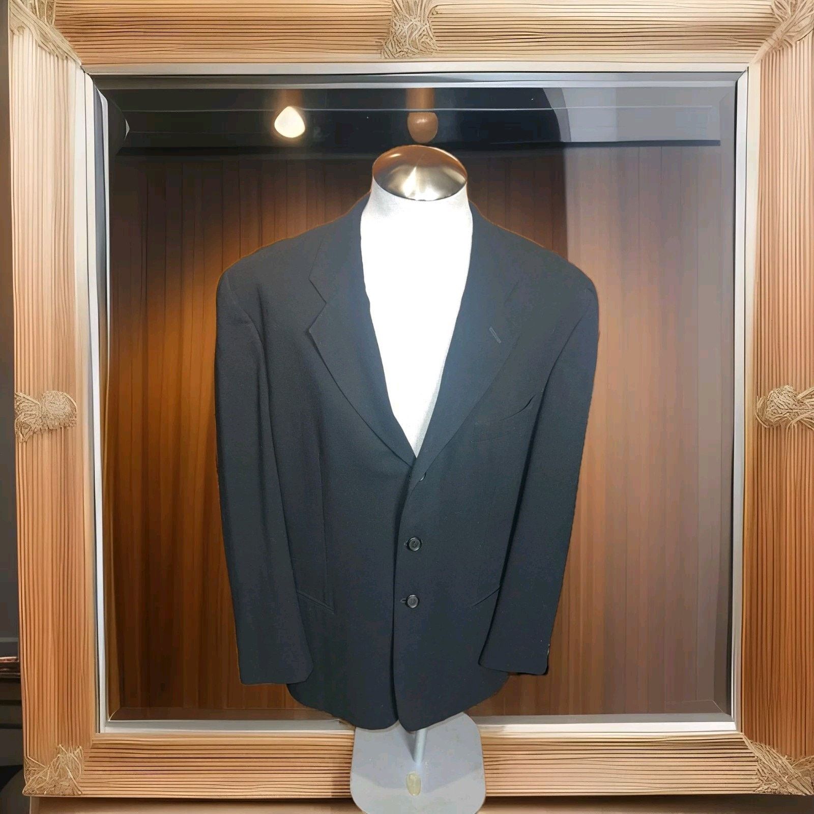 Giorgio Armani Armani Collezioni 3bt Gray Blazer 46L US/56L EU Size 46L - 1 Thumbnail