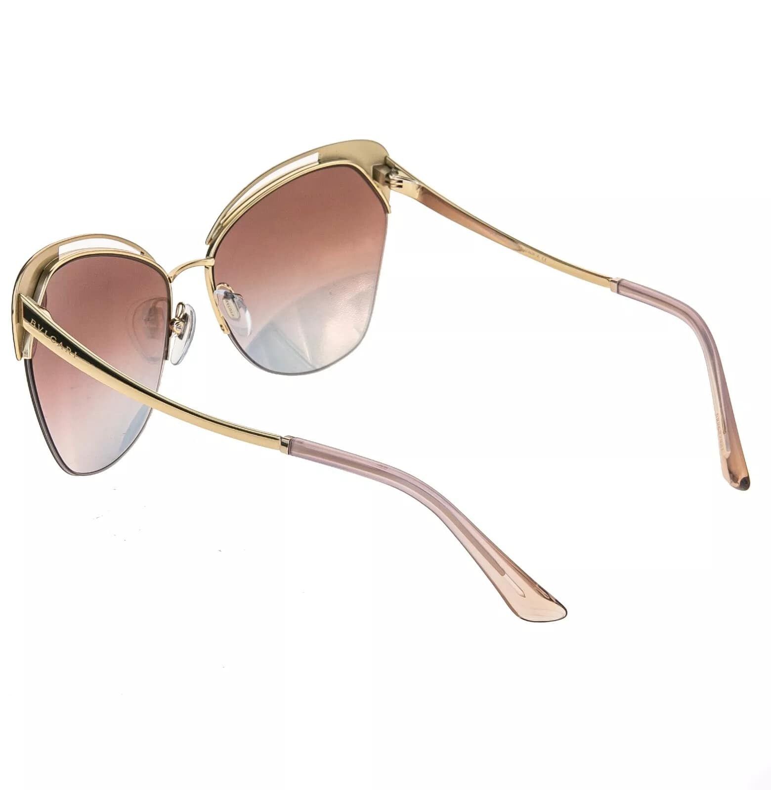 Bvlgari BVLGARI Serpenti BV6161 Pink Mirrored Enamel Sunglasses 6161 Size ONE SIZE - 2 Thumbnail