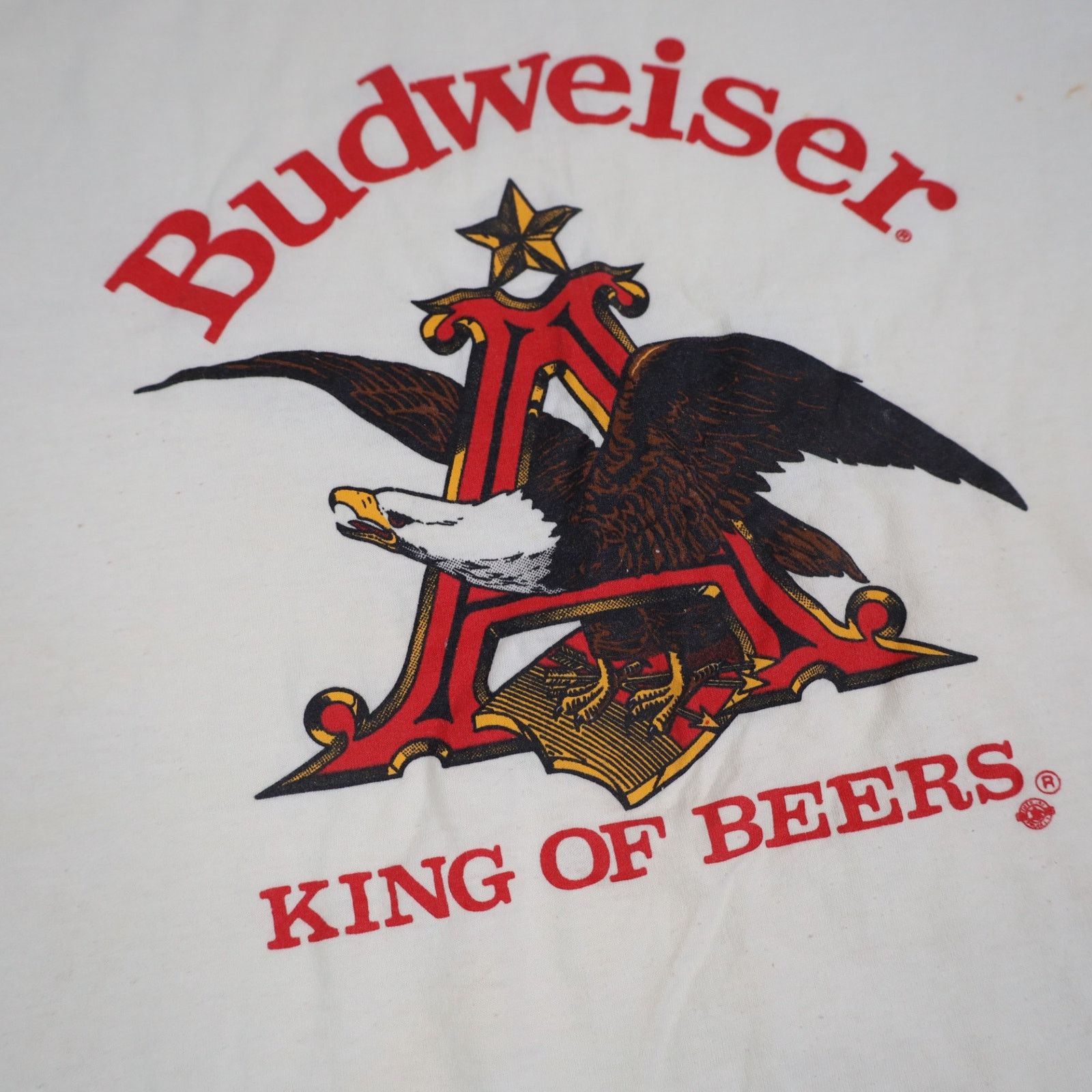 Budweiser × Vintage Vintage Budweiser King of Beers Graphic T Shirt Size US M / EU 48-50 / 2 - 5 Thumbnail