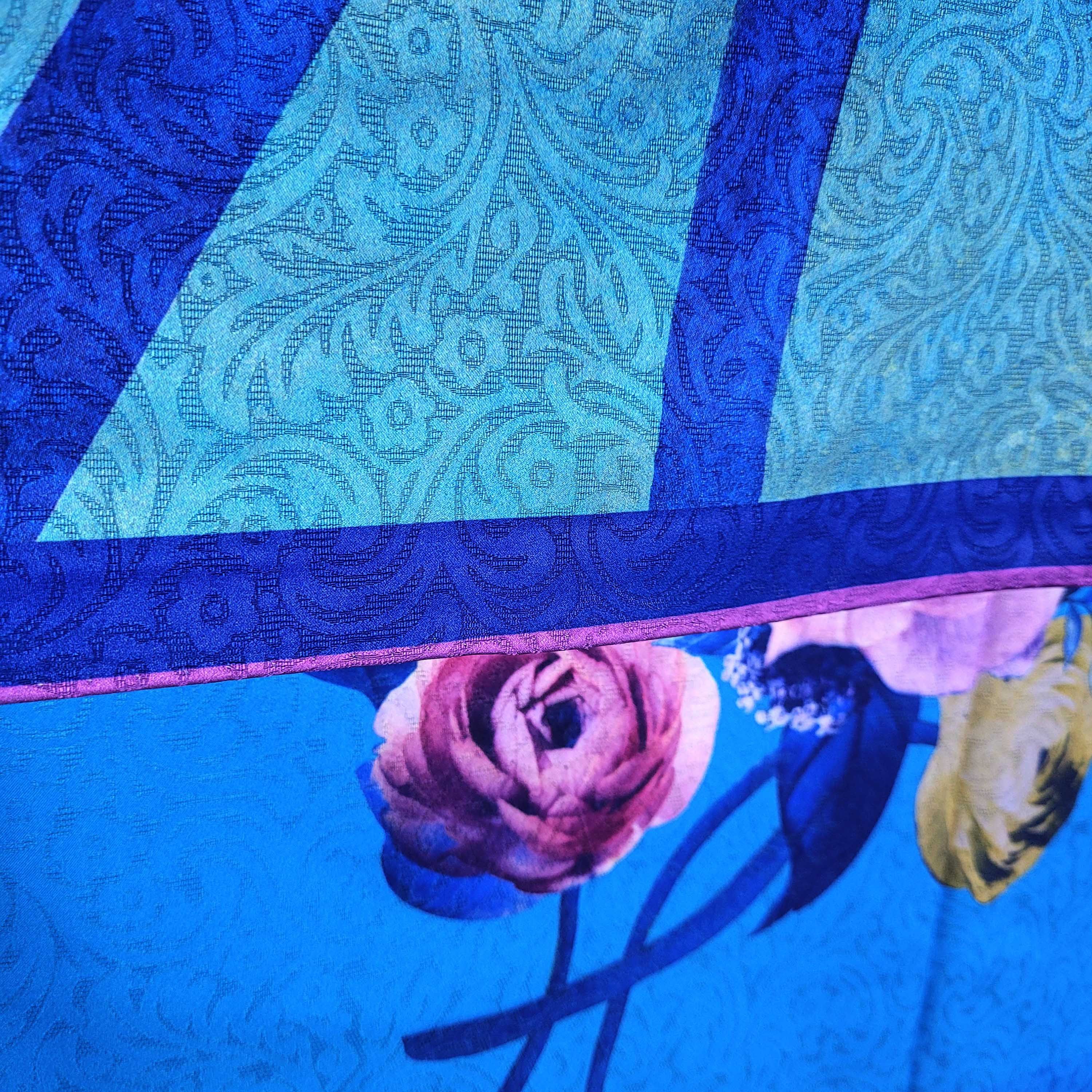 Other NWT Double Sided Silk Scarf 52"x52" Large Square Wrap 3243 Size ONE SIZE - 5 Thumbnail