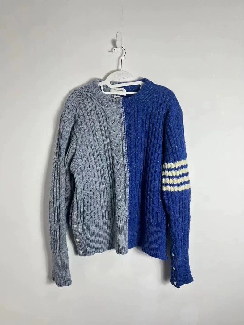 Thom Browne Thom Browne size5 Knitted ribbed sweater Size US XXL / EU 58 / 5 - 1 Thumbnail