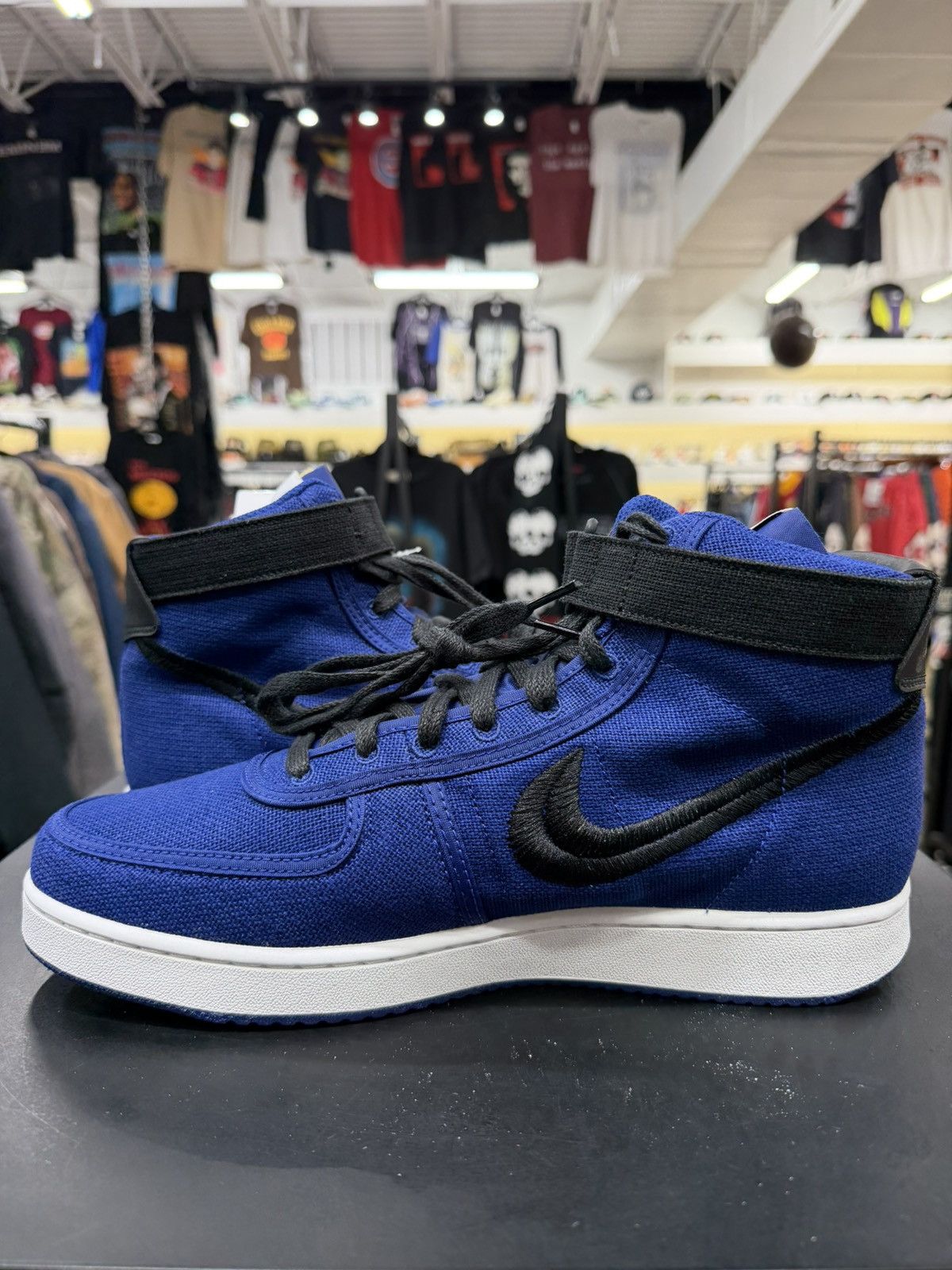Nike × Stussy Nike Vandal High Stussy Deep Royal Blue Size 10.5 (2023) Size US 10.5 / EU 43-44 - 4 Thumbnail