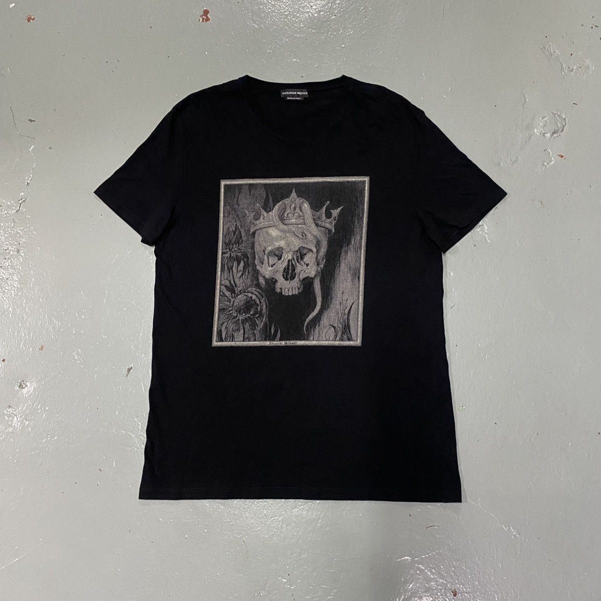 Alexander McQueen × Online Ceramics Alexander Mcqueen Placement Crown Skull Tee Vintage Archive Size US XXL / EU 58 / 5 - 2 Thumbnail
