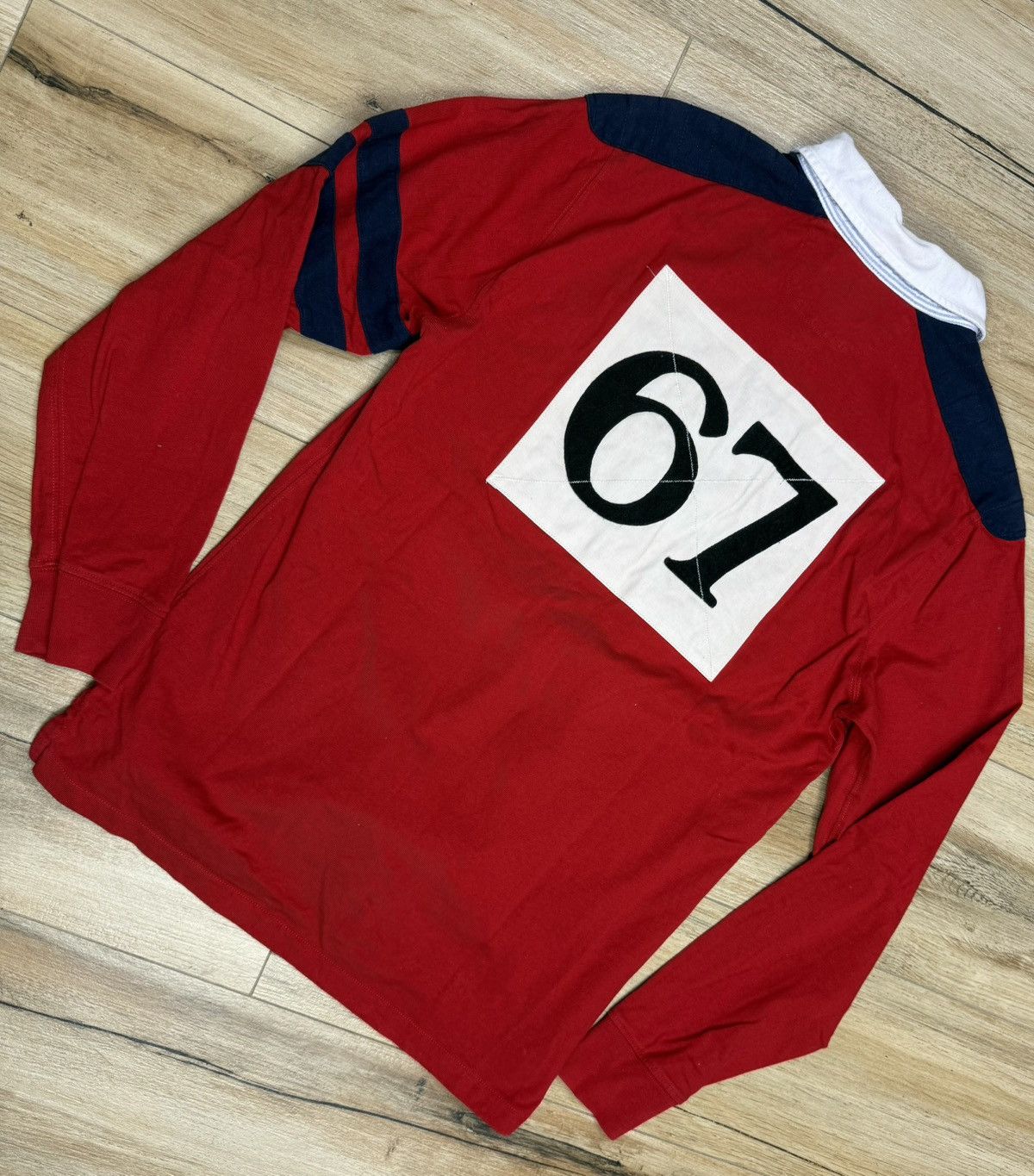 Polo Ralph Lauren Red Polo Ralph Lauren S 36 longsleeve Size US S / EU 44-46 / 1 - 9 Thumbnail