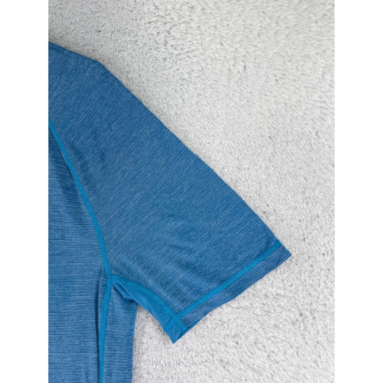 Lululemon Lululemon Shirt Men Medium Blue Metal Vent Short Sleeve Training Gym Run Size US M / EU 48-50 / 2 - 2 Thumbnail