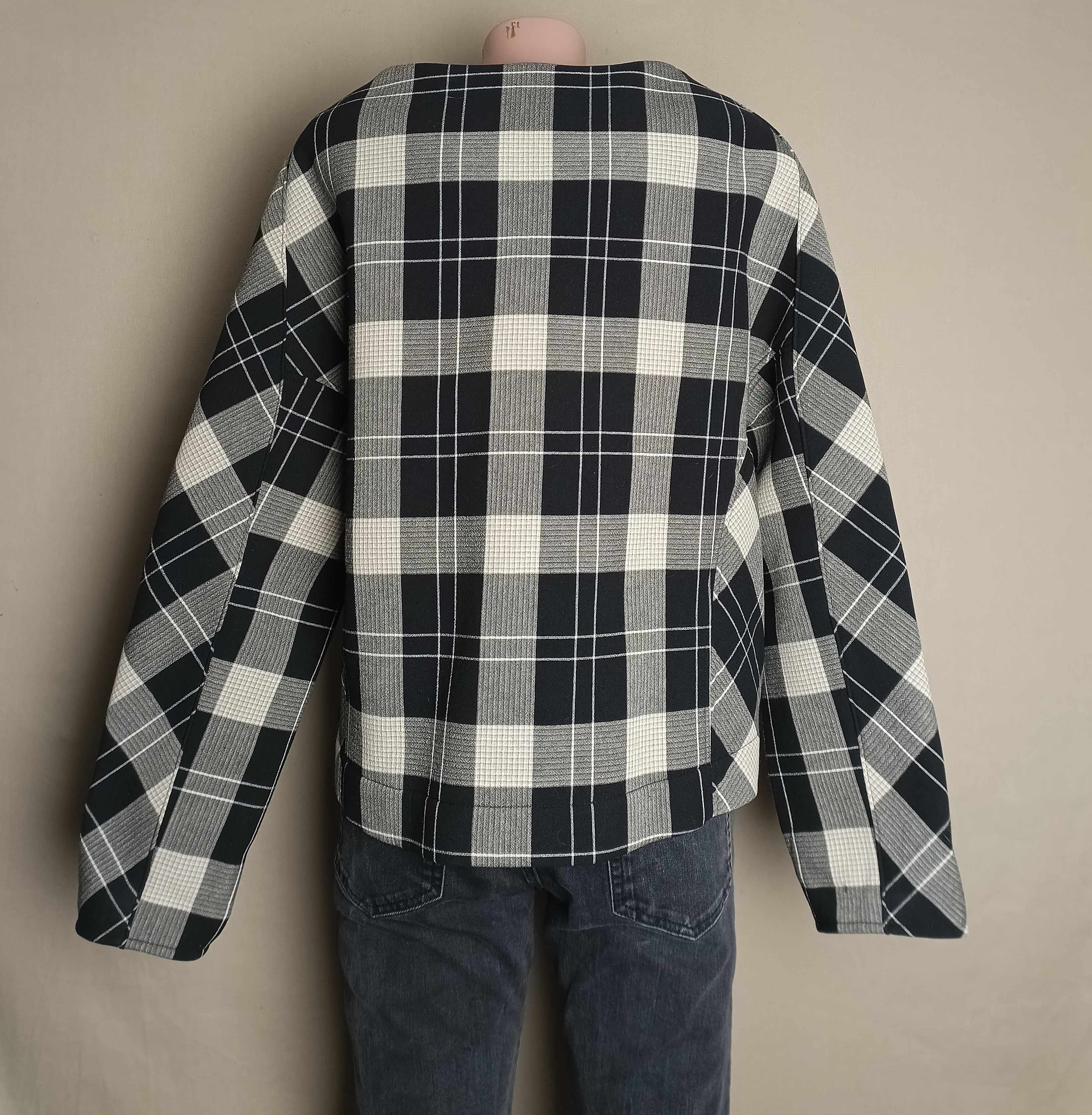 Annette Gortz Annette Gortz Paula Scuba Plaid Print Jacket Size L Size L / US 10 / IT 46 - 4 Thumbnail