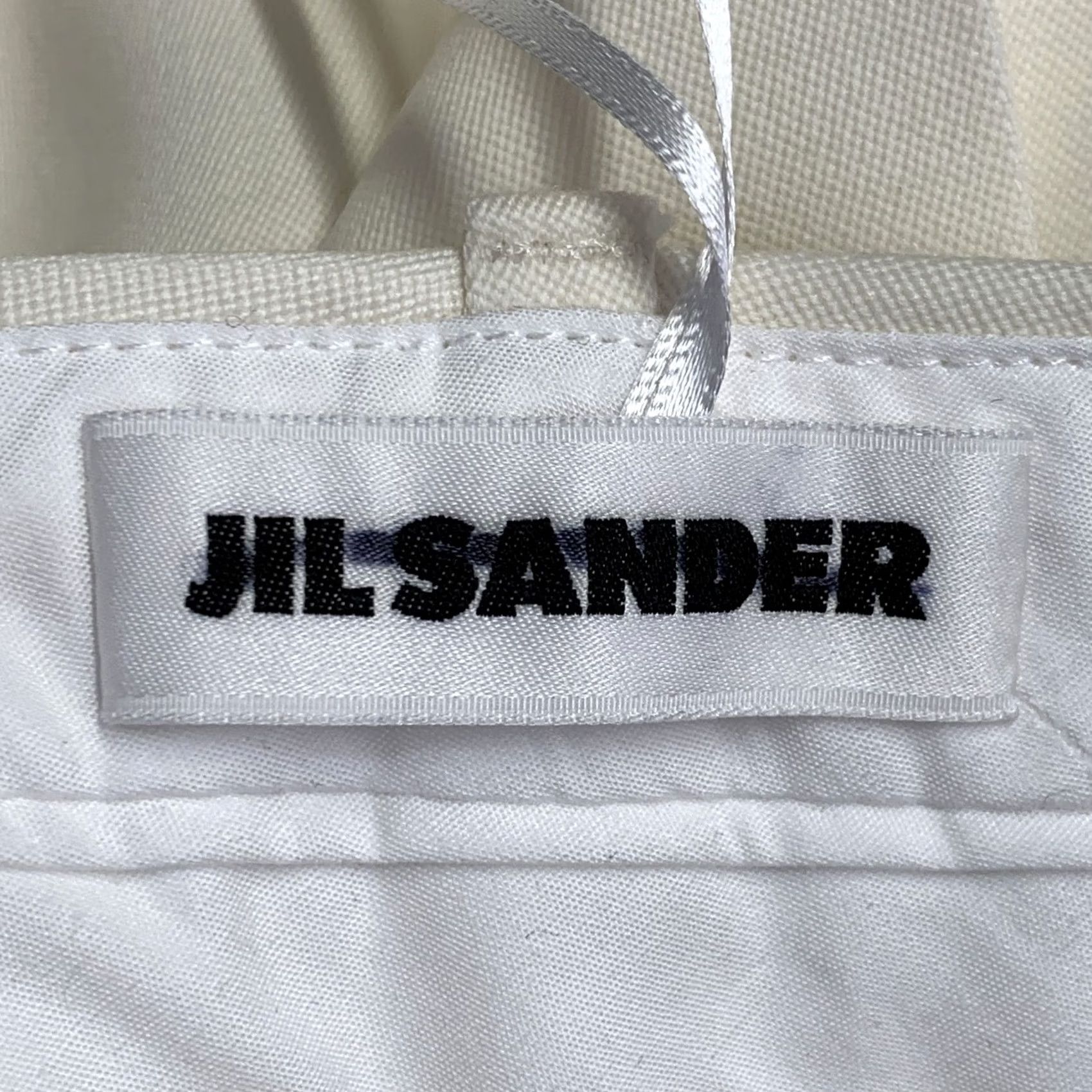 Jil Sander JIL SANDER Pants Cream Size 8 Wool Flat Front Women Size 30" / US 8 / IT 44 - 4 Thumbnail