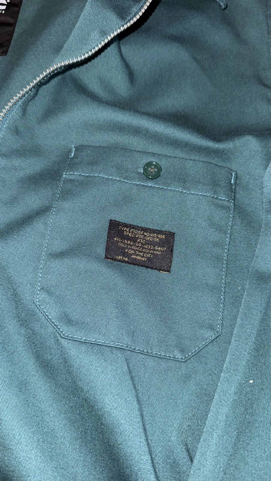 FTC FTC Zip Up Work Shirt Size US L / EU 52-54 / 3 - 4 Thumbnail