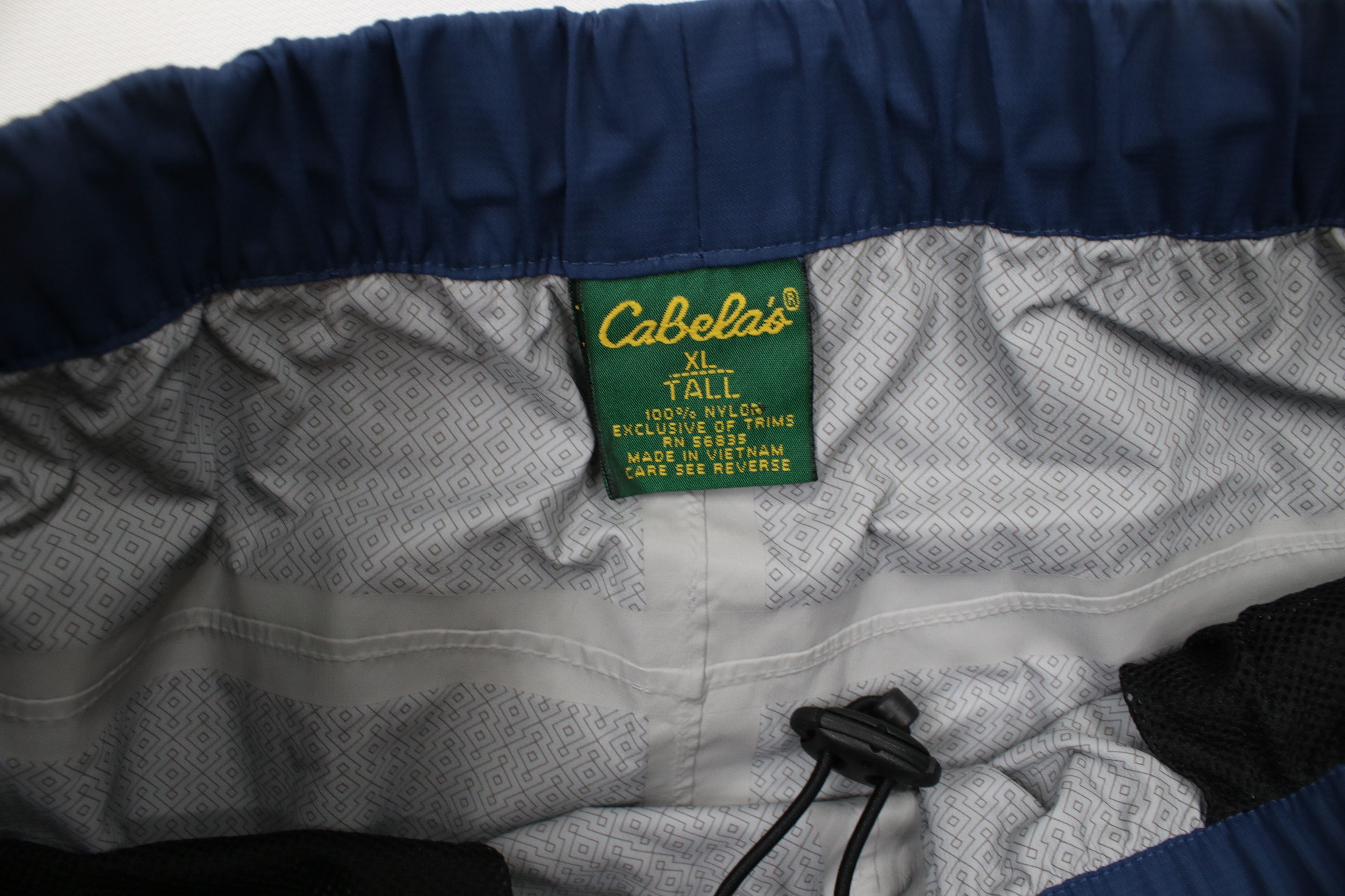 Cabelas × Vintage Vintage Cabelas Knee Wide Leg Waterproof Rain Pants Blue Size US 38 / EU 54 - 8 Thumbnail