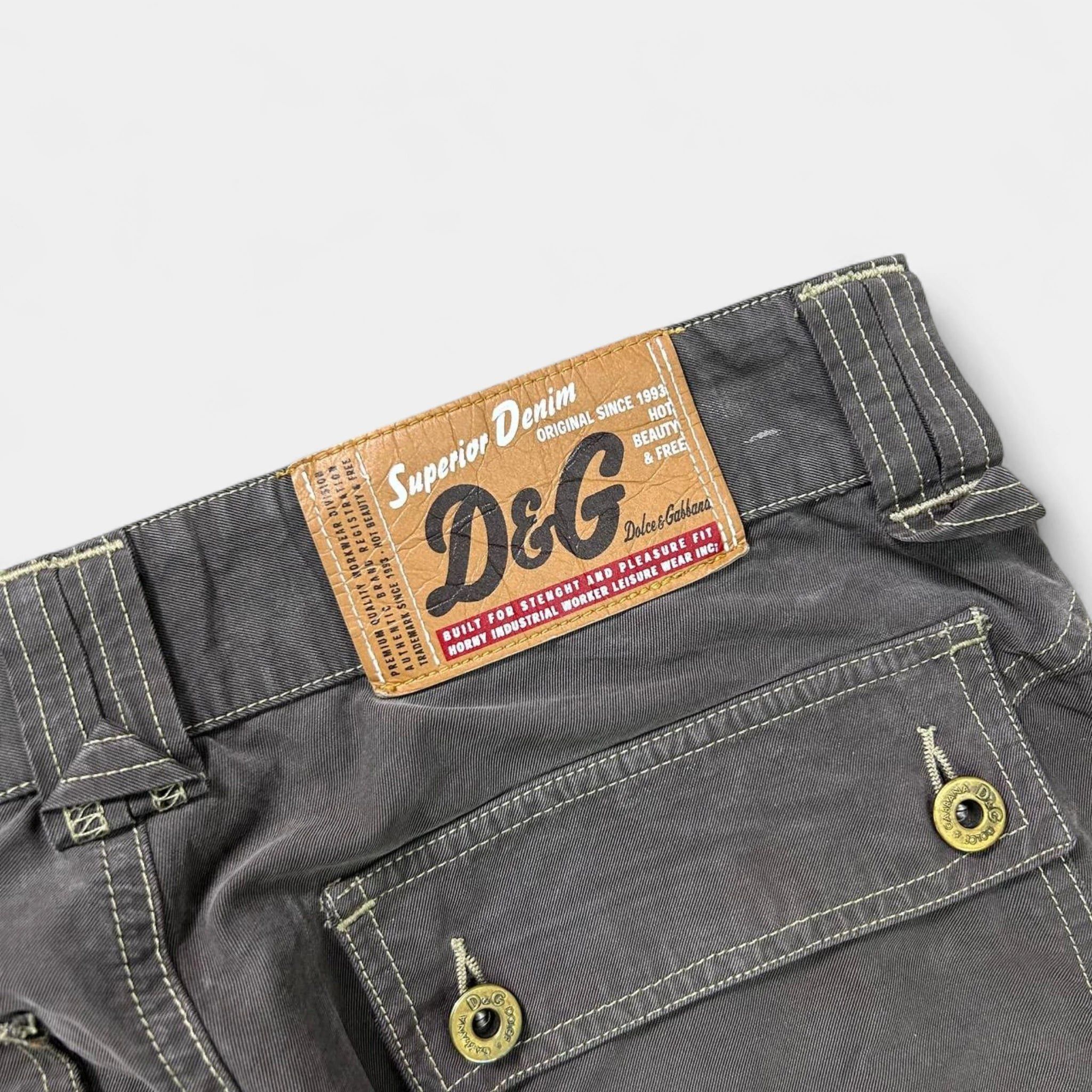Dolce & Gabbana Dolce & Gabbana 2000s Brown Cargo Pants Size 28" / US 6 / IT 42 - 7 Thumbnail