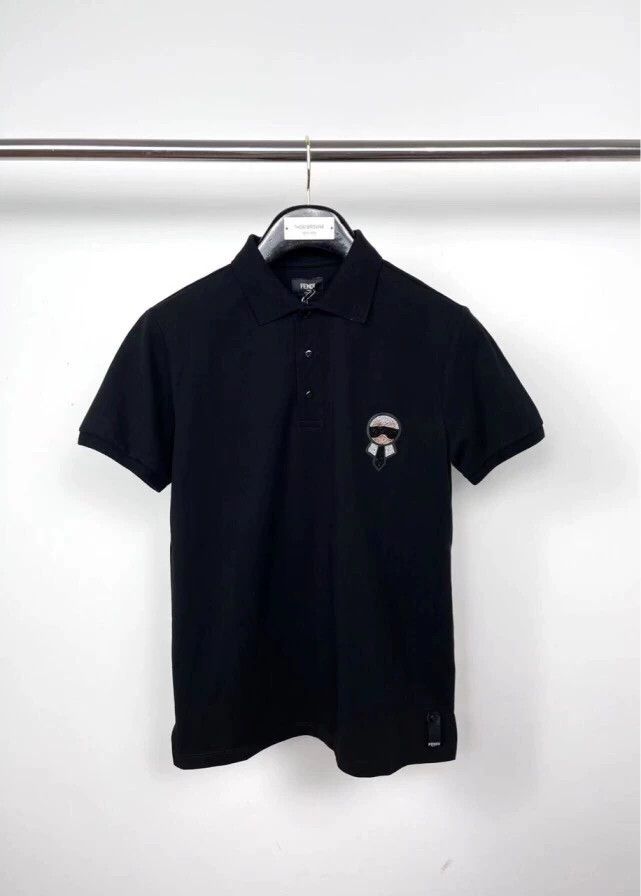 Fendi Fendi Karl Lagerfeld Logo Polo Shirt Size US XL / EU 56 / 4 - 1 Thumbnail
