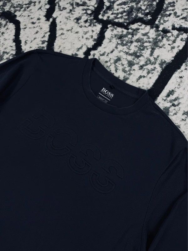Hugo Boss Hugo Boss Navy Blue Crewneck Sweatshirt with Logo M Size US M / EU 48-50 / 2 - 4 Thumbnail