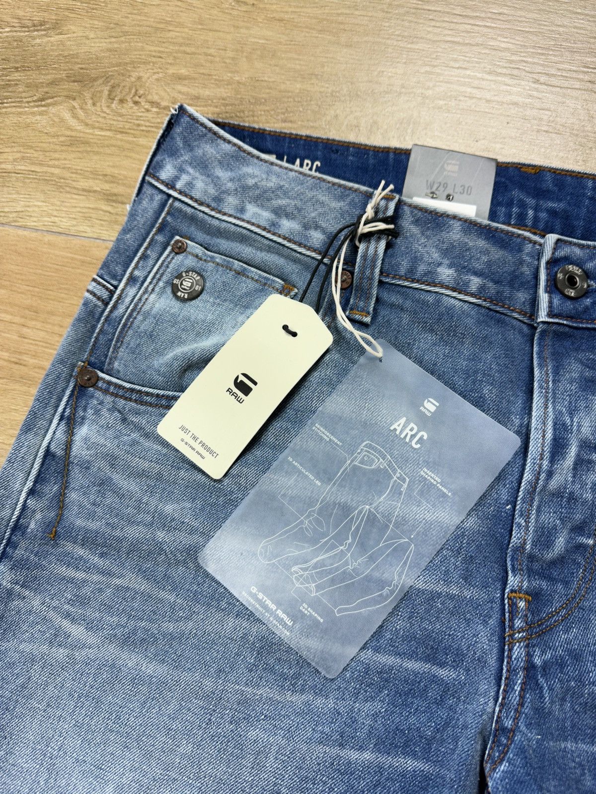 G-Star NEW🏷️ G-Star Raw Arc 3D Slim Denim Jeans Size US 29 - 4 Thumbnail