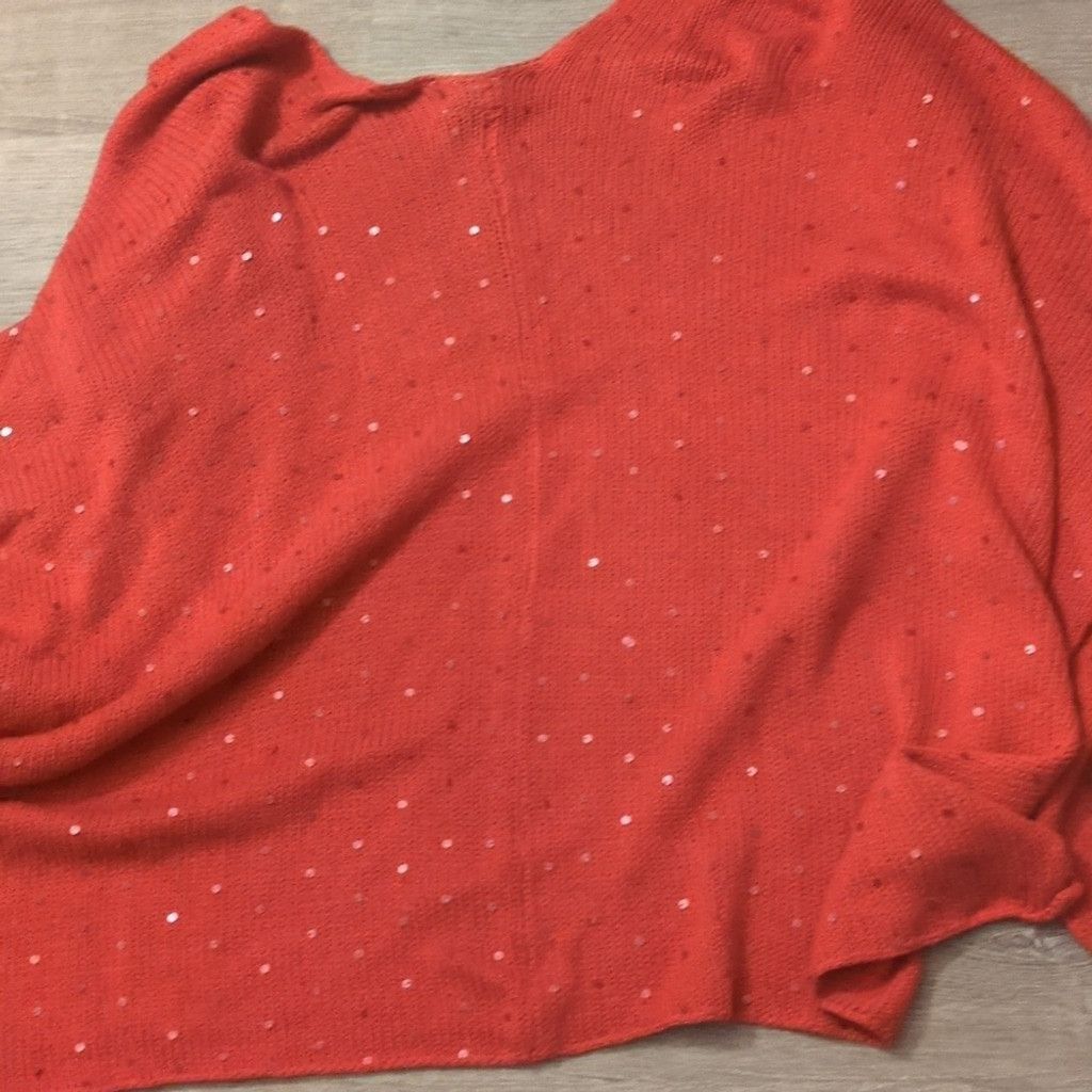 Chicos Chico's sequin poncho cardigan sweater OS Size ONE SIZE - 4 Thumbnail