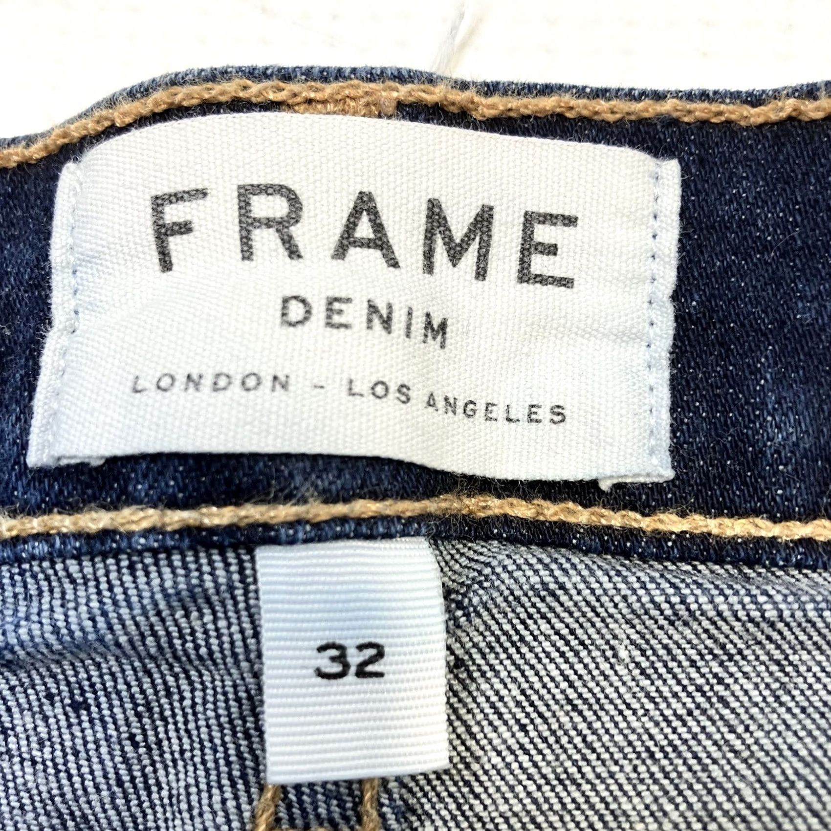 Frame FRAME Le Skinny de Jeanne MidRise Jeans Slim Skinny Dark Wash 28” Inseam 32 Women Size 24" / US 00 / IT 34 - 5 Thumbnail