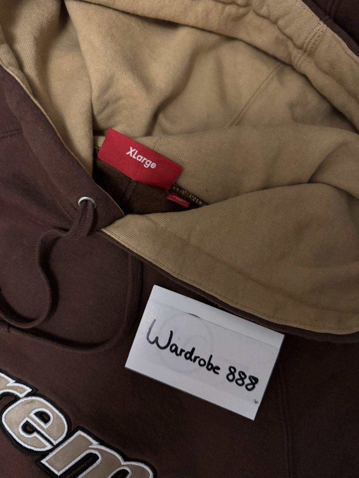 Supreme Supreme Division Hooded Sweatshirt Brown Size US XL / EU 56 / 4 - 2 Thumbnail
