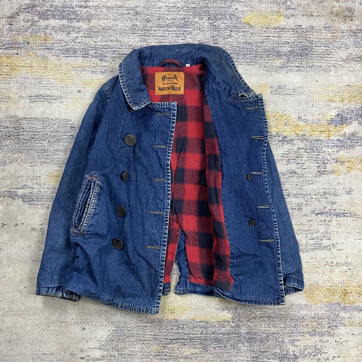 Japanese Brand Gowest bikers denim jacket Size US XS / EU 42 / 0 - 9 Thumbnail