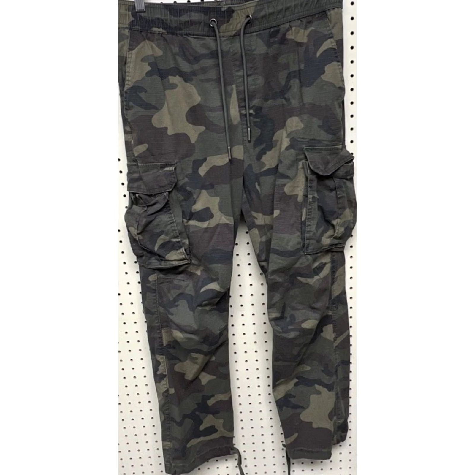 AMO VINTAGE CSG Camouflage Jogger Pants Men’s Medium Tapered Leg Streetwear Size US 31 - 2 Thumbnail