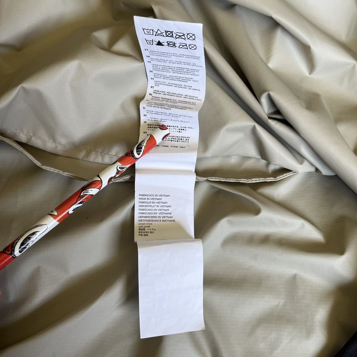 Comme des Garcons PLAY × K-Way Comme des Garcons Play K Way Full Zip Packable Jacket Beige Size US XXL / EU 58 / 5 - 14 Thumbnail