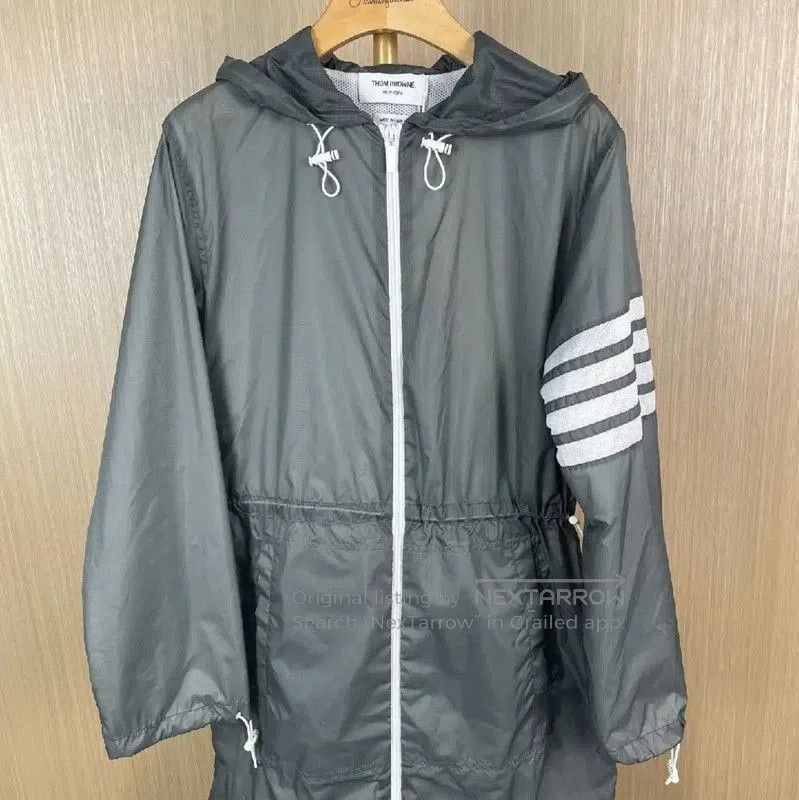 Thom Browne Thom Browne Women's Gray Polyester Coat . Size M / US 6-8 / IT 42-44 - 1 Thumbnail