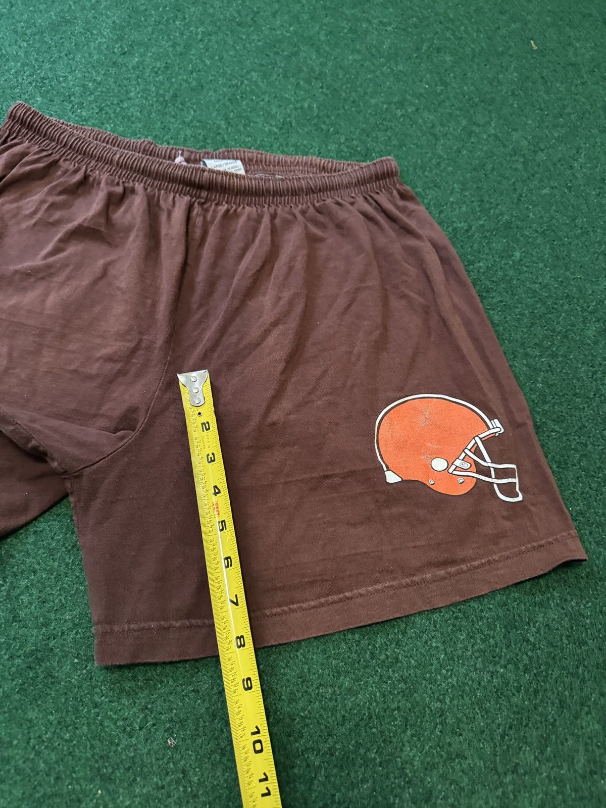 NFL Vintage 90s Cleveland Browns M/L Drawstring Cotton Shorts Size US 30 / EU 46 - 5 Thumbnail