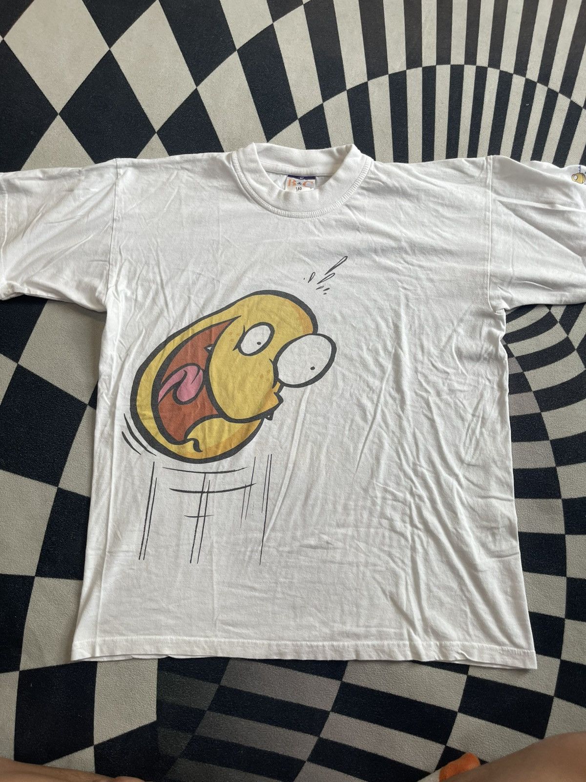 Vintage Vintage 90s Wacko's "Dizzy Fish" Skate Te Size US L / EU 52-54 / 3 - 2 Thumbnail
