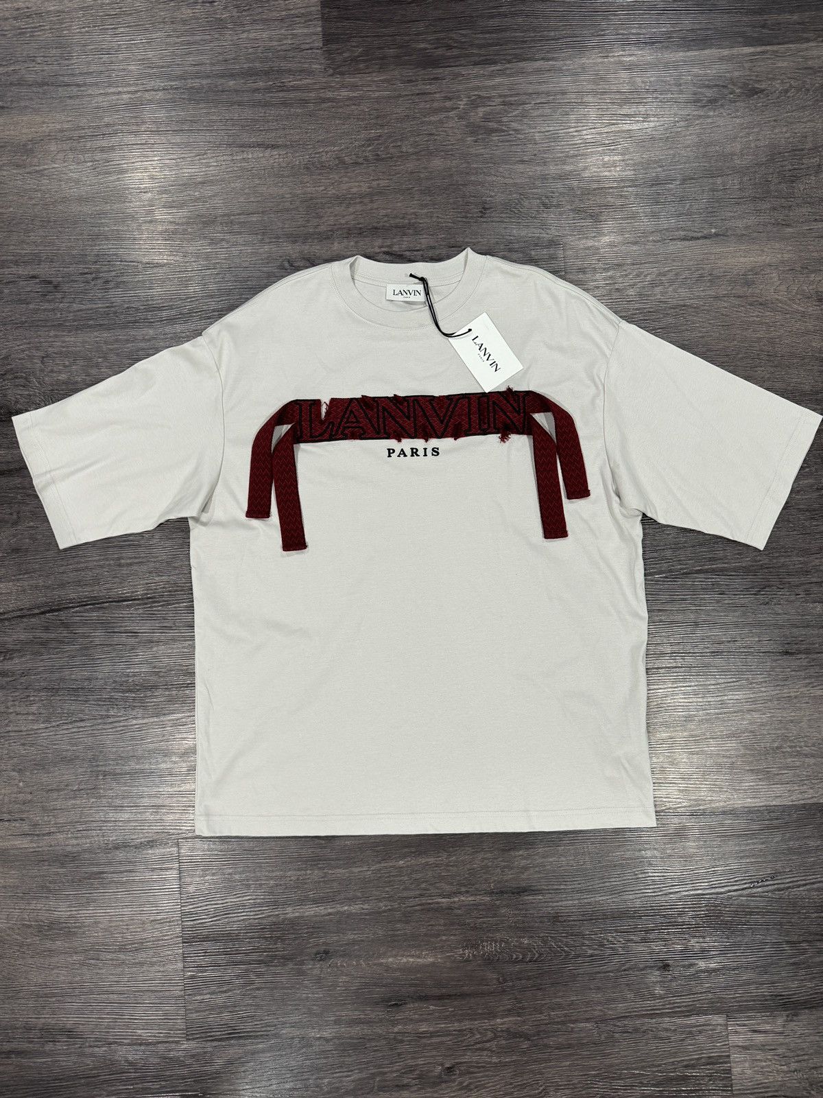 Lanvin Lanvin Curb Lace T-Shirt Size US M / EU 48-50 / 2 - 1 Thumbnail